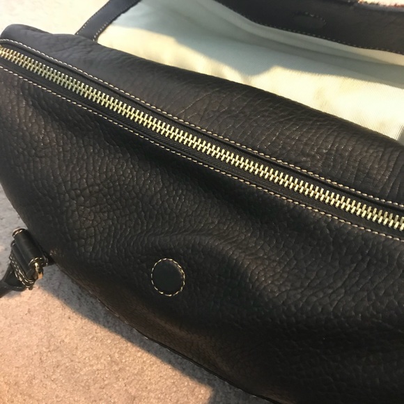 Badgley Mischka leopard black leather shoulder bag - Picture 5 of 6